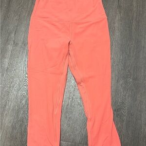 lululemon athletica bright pink Coral Leggings size 8